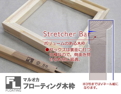 F80杉材キャンバス木枠（1455ｘ1120ｍｍ）二つ折り可 一回使用の品