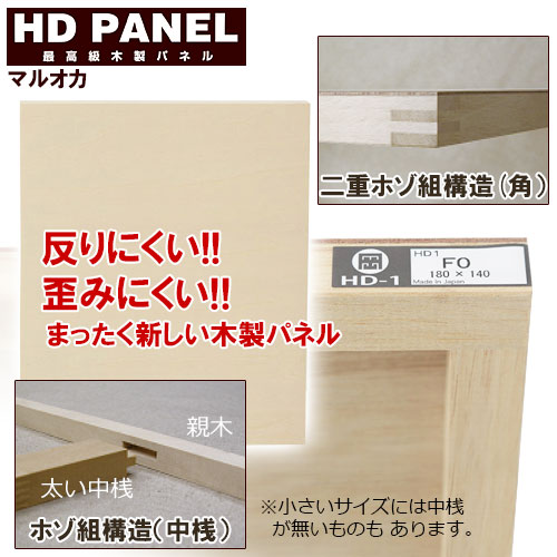 マルオカ 木製パネルHD-1 FPMS日本サイズ ※受注生産 | 画材ショップ楽屋